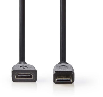 Nedis Mini HDMI í HDMI millistykki - 0,2 metra