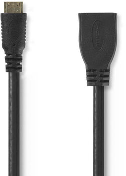 Nedis Mini HDMI í HDMI millistykki - 0,2 metra