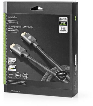 Nedis 8K@60Hz HDMI í HDMI snúra - 5 metrar