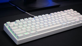 Cherry Xtrfy K4V2 leikjalyklaborð - Hvítt