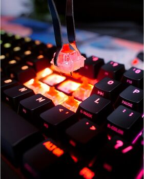 Cherry Xtrfy K5 V2 TKL mekanískt lyklaborð - Svart