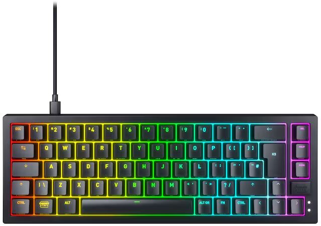 Cherry Xtrfy K5 V2 TKL mekanískt lyklaborð - Svart