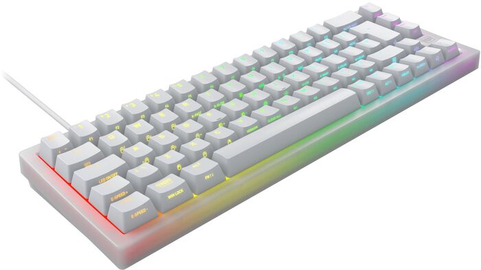 Cherry Xtrfy K5 V2 TKL mekanískt lyklaborð - Hvítt