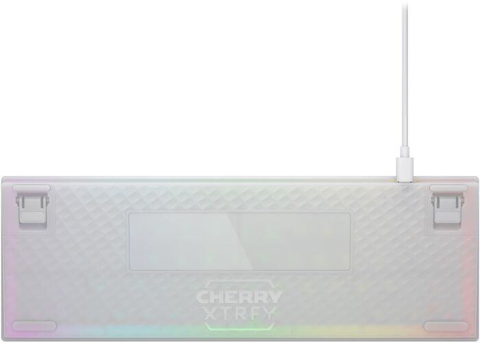 Cherry Xtrfy K5 V2 TKL mekanískt lyklaborð - Hvítt