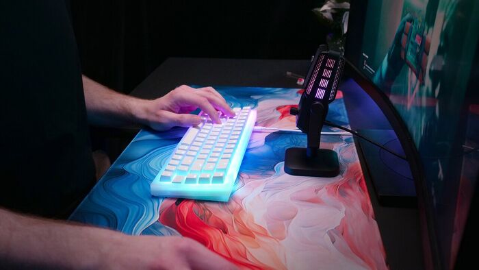 Cherry Xtrfy K5 V2 TKL mekanískt lyklaborð - Hvítt