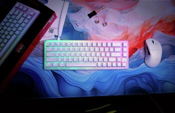 Cherry Xtrfy K5 V2 TKL mekanískt lyklaborð - Hvítt