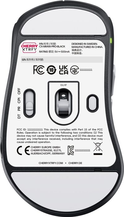 Cherry Xtrfy M64 Pro leikjamús - Svört