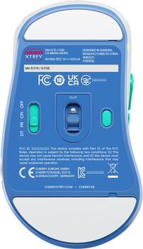 Cherry Xtrfy M64 leikjamús - Hvít