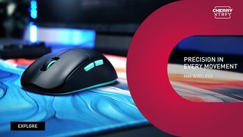 Cherry Xtrfy M68 leikjamús - Svört 