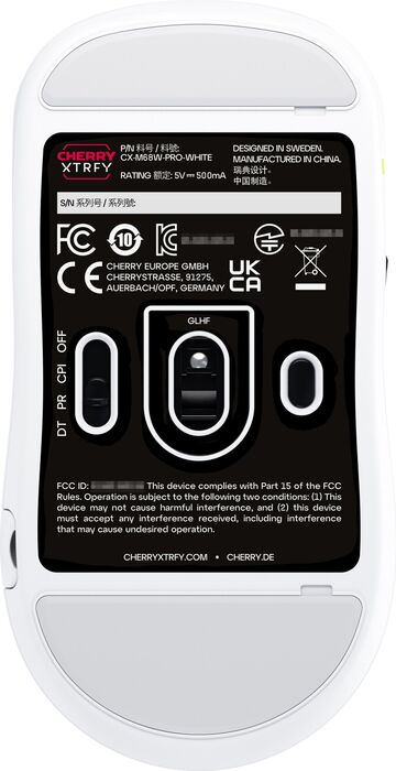 Cherry Xtrfy M68 Pro leikjamús - Hvít