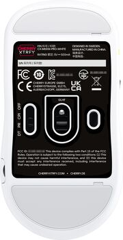 Cherry Xtrfy M68 Pro leikjamús - Hvít