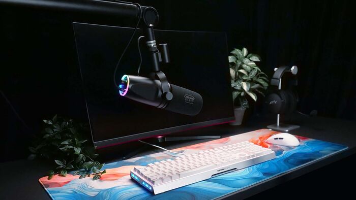 Cherry Xtrfy Ngale X XLR / USB hljóðnemi - Svartur