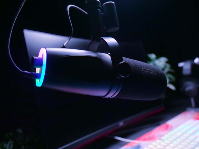 Cherry Xtrfy Ngale X XLR / USB hljóðnemi - Svartur