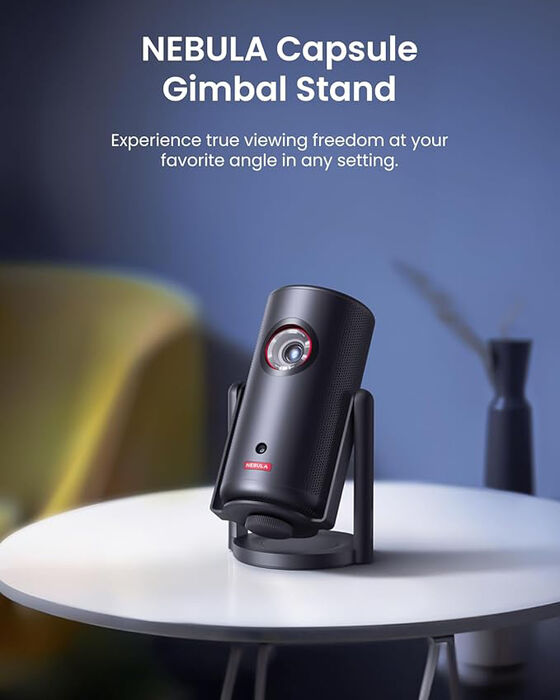 Nebula Capsule standur m. gimbal - Svartur