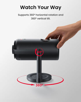 Nebula Capsule standur m. gimbal - Svartur
