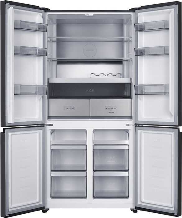 Delonghi tvöfaldur kæli- og frystiskápur D4D90X25D - Stál