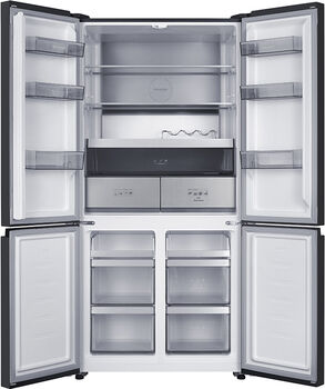 Delonghi tvöfaldur kæli- og frystiskápur D4D90X25D - Stál