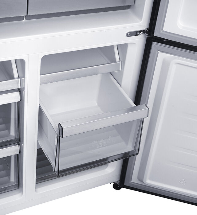 Delonghi tvöfaldur kæli- og frystiskápur D4D90X25D - Stál