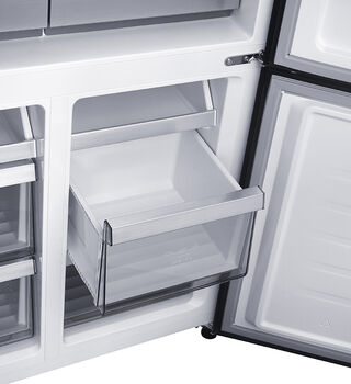 Delonghi tvöfaldur kæli- og frystiskápur D4D90X25D - Stál