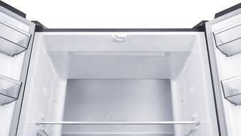 Delonghi tvöfaldur kæli- og frystiskápur D4D90X25D - Stál