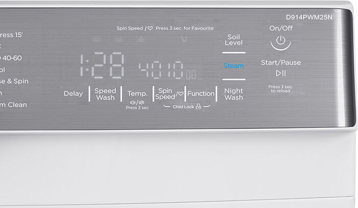 Delonghi þvottavél D914PWM25N - Hvít