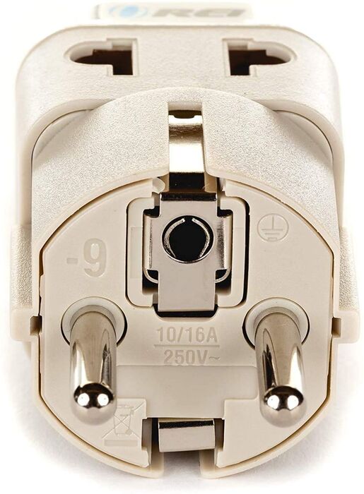 UK+US í EURO breytikló - auka innstunga