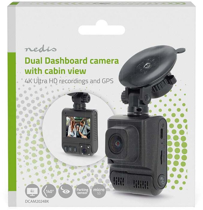 Nedis bílamyndavél DCAM2024BK - Svört