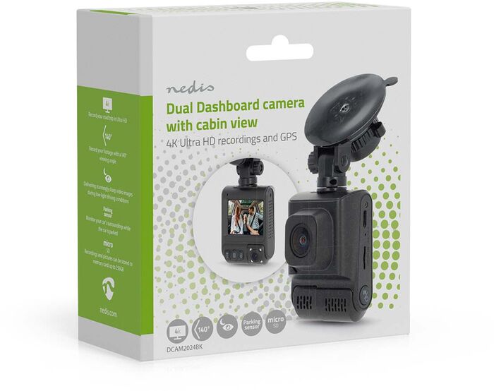 Nedis bílamyndavél DCAM2024BK - Svört