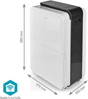 Nedis SmartLife rakaþéttir 30L - Hvítur 