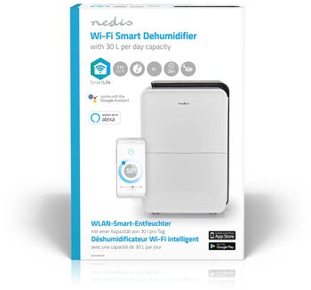 Nedis SmartLife rakaþéttir 30L - Hvítur 