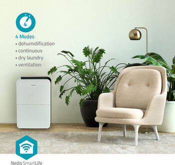 Nedis SmartLife rakaþéttir 30L - Hvítur 