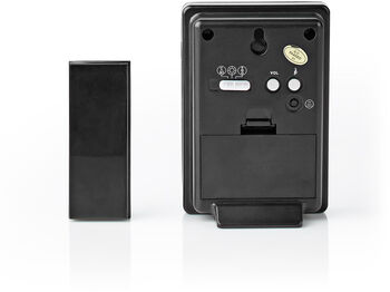 Nedis þráðlaus dyrabjalla m. rafhlöðu - Svört