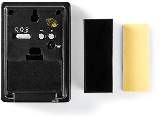 Nedis þráðlaus dyrabjalla m. rafhlöðu - Svört