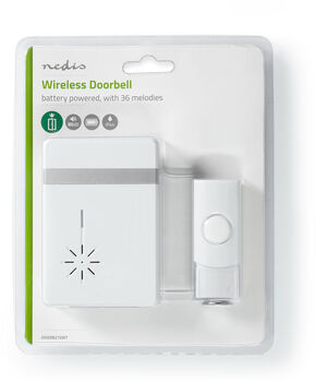 Nedis þráðlaus dyrabjalla m. rafhlöðu