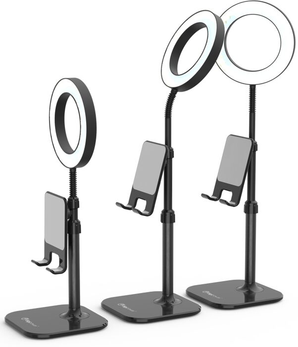 Digipower Success símahalda með hringljósi