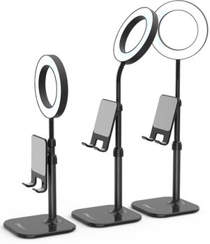 Digipower Success símahalda með hringljósi