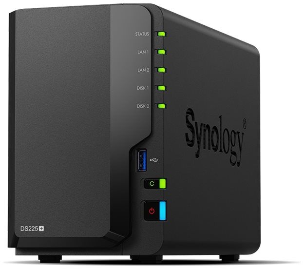 Synology DS225+ NAS geymslulausn
