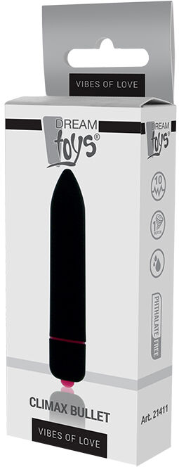 Dream Toys Vibes of Love Climax Bullet titrari - Svartur