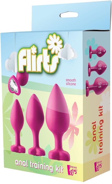 Dream Toys Flirts rassaörvarar - Bleikir 