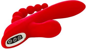 Dream Toys Red Revolution Anna sogtæki með þrefaldri örvun 