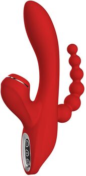 Dream Toys Red Revolution Anna sogtæki með þrefaldri örvun 