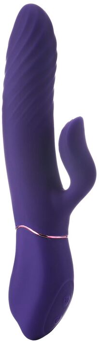 Dream Toys Vibes of Love tvöfaldur titrari með hita - Fjólublár 