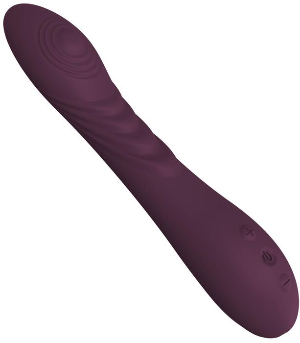 Dream Toys Essentials Flexible Tapping Power Vibe titrari - Fjólublár