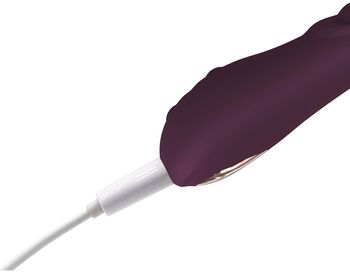 Dream Toys Essentials Flexible Tapping Power Vibe titrari - Fjólublár 