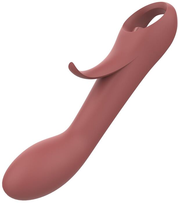 Dream Toys Sierra G-Spot Duo tvöfaldur titrari - Rauður