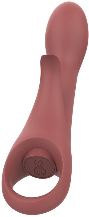 Dream Toys Sierra G-Spot Duo tvöfaldur titrari - Rauður