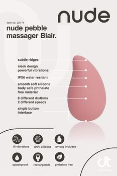 Dream Toys Nude Blair Pebble egg - Bleikt