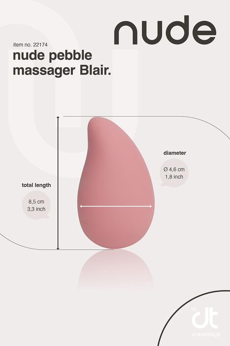 Dream Toys Nude Blair Pebble egg - Bleikt