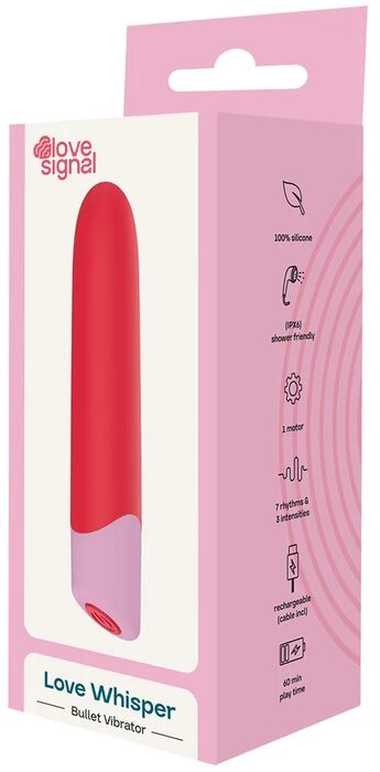Dream Toys Love Whisper Bullet titrari - Rauður