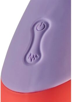 Dream Toys Twin Toned Duo tvöfaldur titrari - Fjólublár